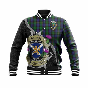 MacEwan (MacEwen) Tartan Family Crest Baseball Jacket Lion Rampant Royal Thistle Shield Celtic Inspired