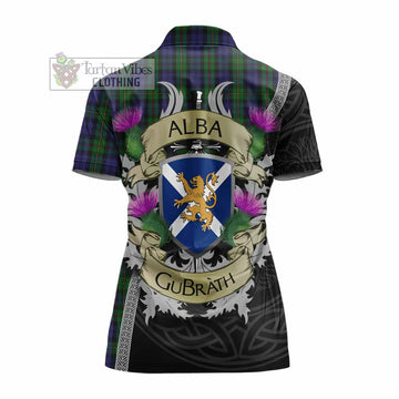MacEwan (MacEwen) Tartan Family Crest Women's Polo Shirt Lion Rampant Royal Thistle Shield Celtic Inspired