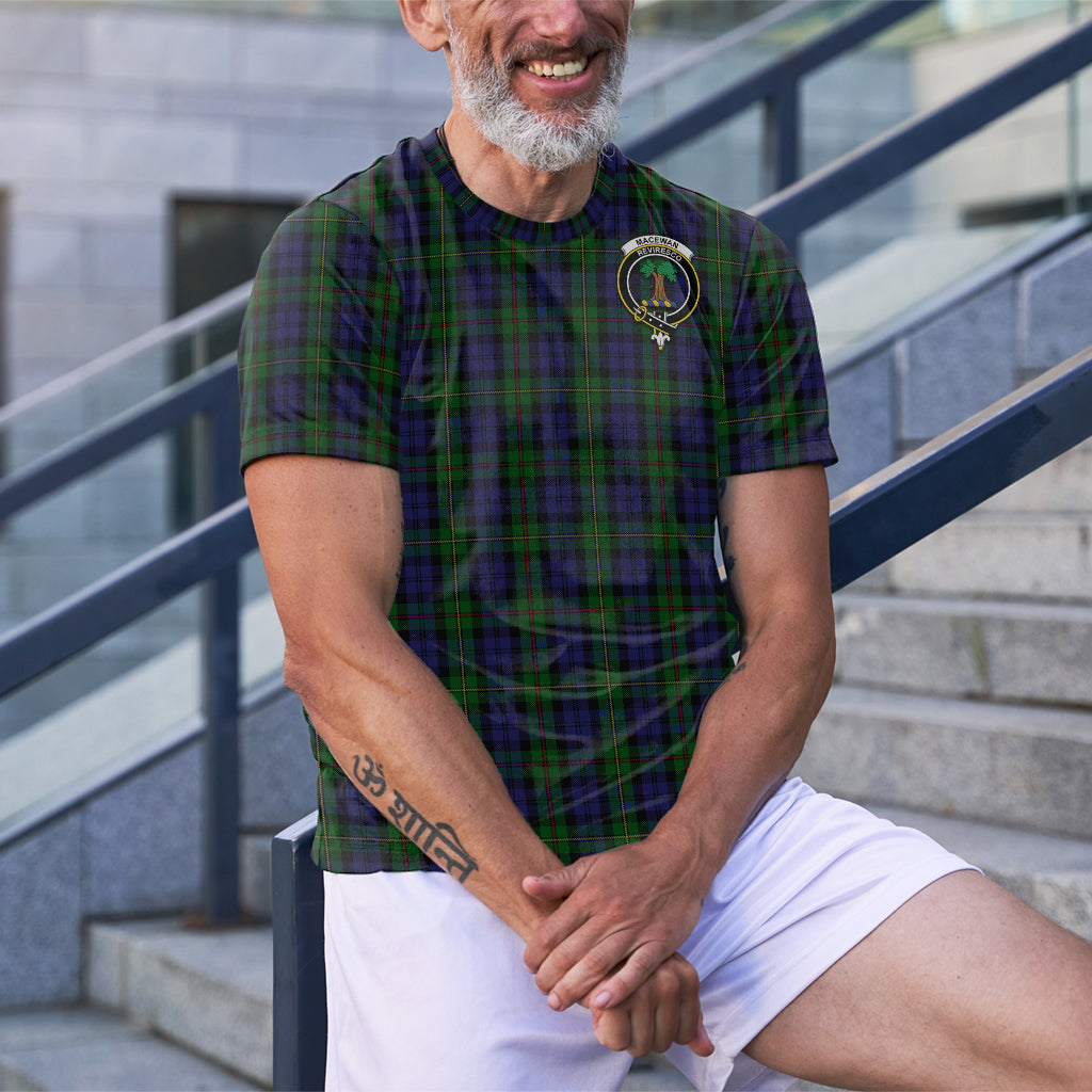 MacEwan-MacEwen Tartan T-Shirt with Family Crest - Tartan Vibes Clothing