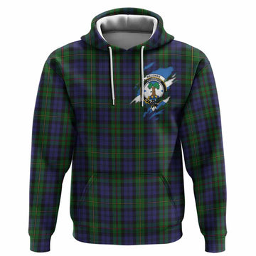 MacEwan (MacEwen) Clan Crest In Me Tartan Hoodie Scotland Flag Style