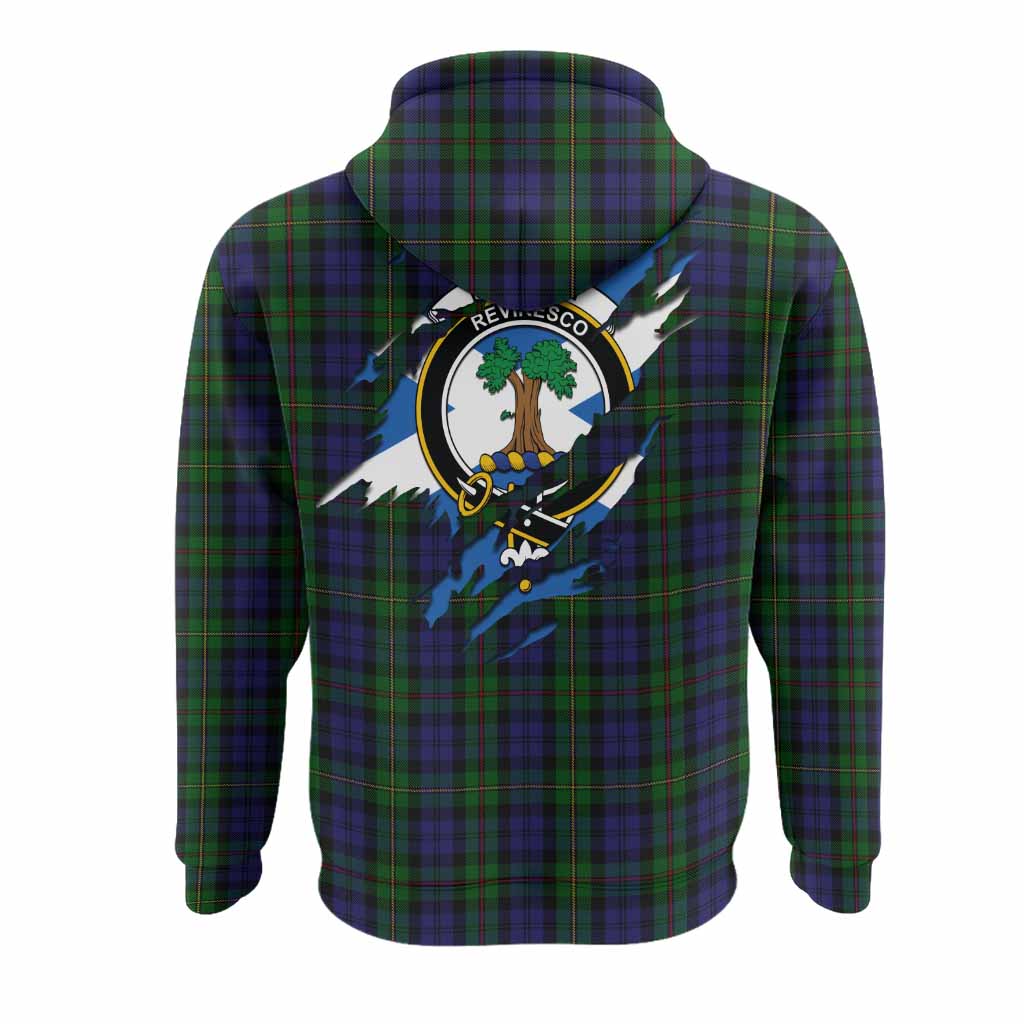 MacEwan (MacEwen) Clan Crest In Me Tartan Hoodie Scotland Flag Style