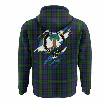 MacEwan (MacEwen) Clan Crest In Me Tartan Hoodie Scotland Flag Style