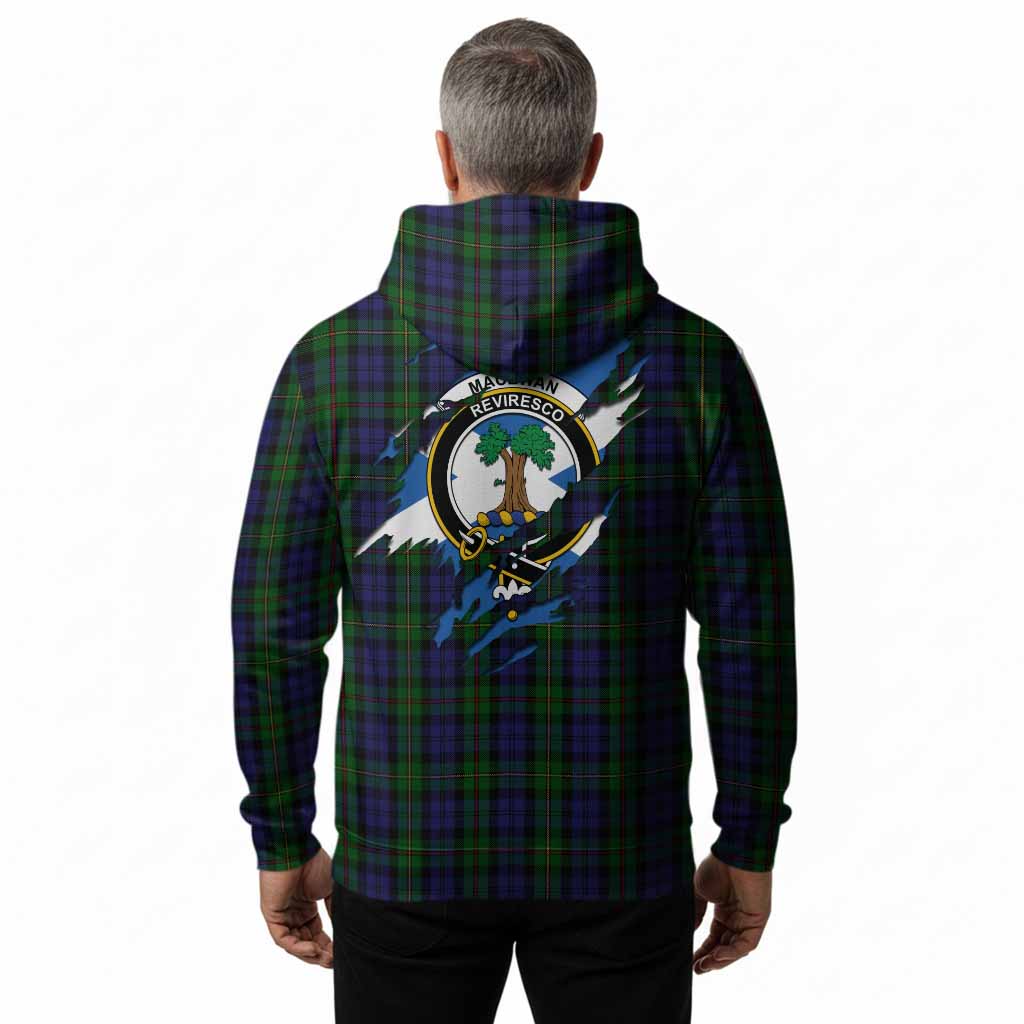 MacEwan (MacEwen) Clan Crest In Me Tartan Hoodie Scotland Flag Style
