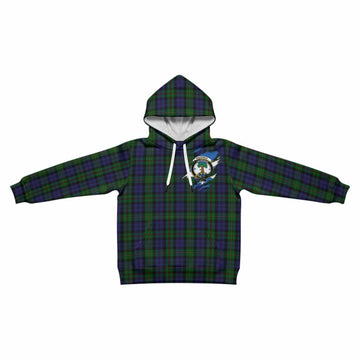 MacEwan (MacEwen) Clan Crest In Me Tartan Kid Hoodie Scotland Flag Style
