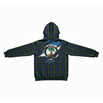 MacEwan (MacEwen) Clan Crest In Me Tartan Kid Hoodie Scotland Flag Style