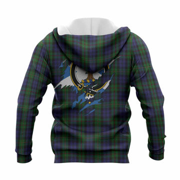 MacEwan (MacEwen) Clan Crest In Me Tartan Knitted Hoodie Scotland Flag Style