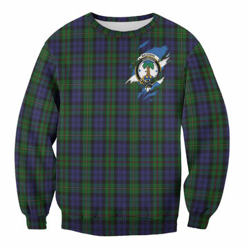 MacEwan (MacEwen) Clan Crest In Me Tartan Sweatshirt Scotland Flag Style