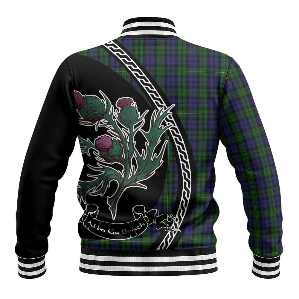 MacEwan (MacEwen) Family Crest Tartan Baseball Jacket Alba Thistle Inspired - Tartan Vibes Clothing