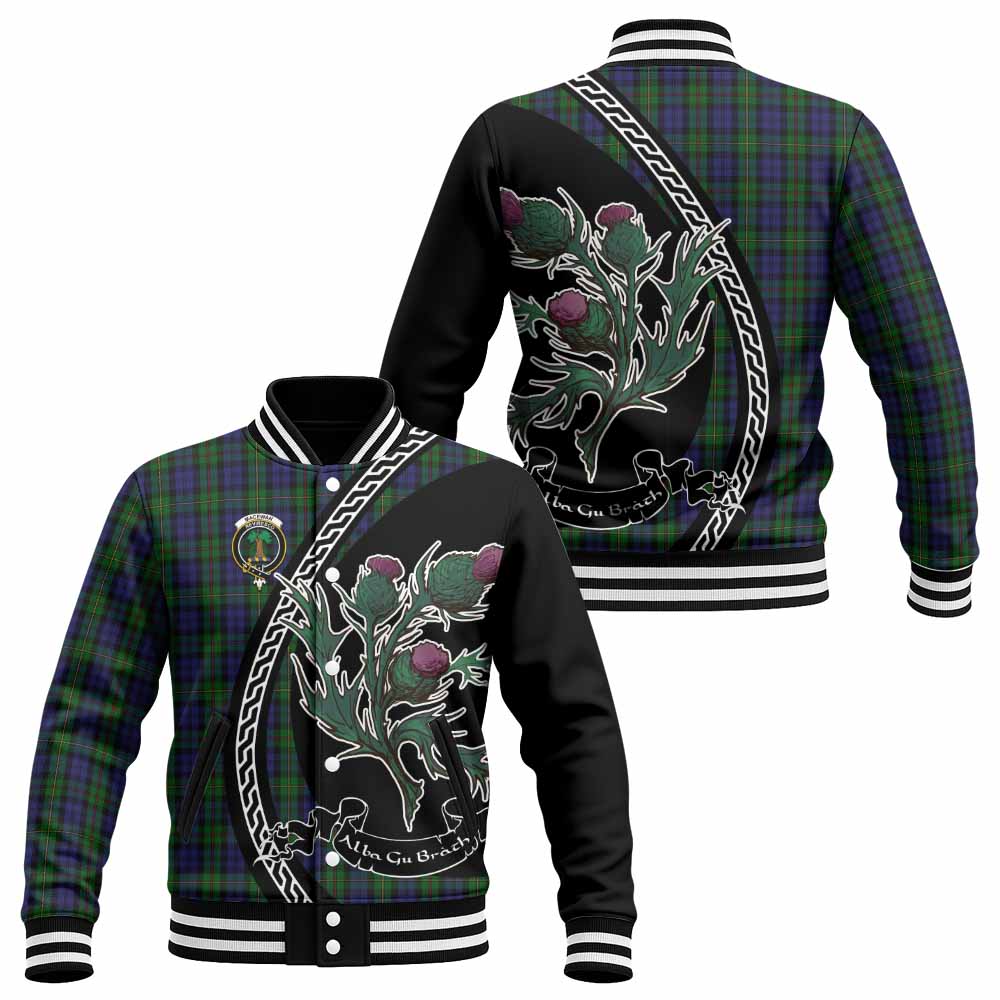 MacEwan (MacEwen) Family Crest Tartan Baseball Jacket Alba Thistle Inspired - Tartan Vibes Clothing