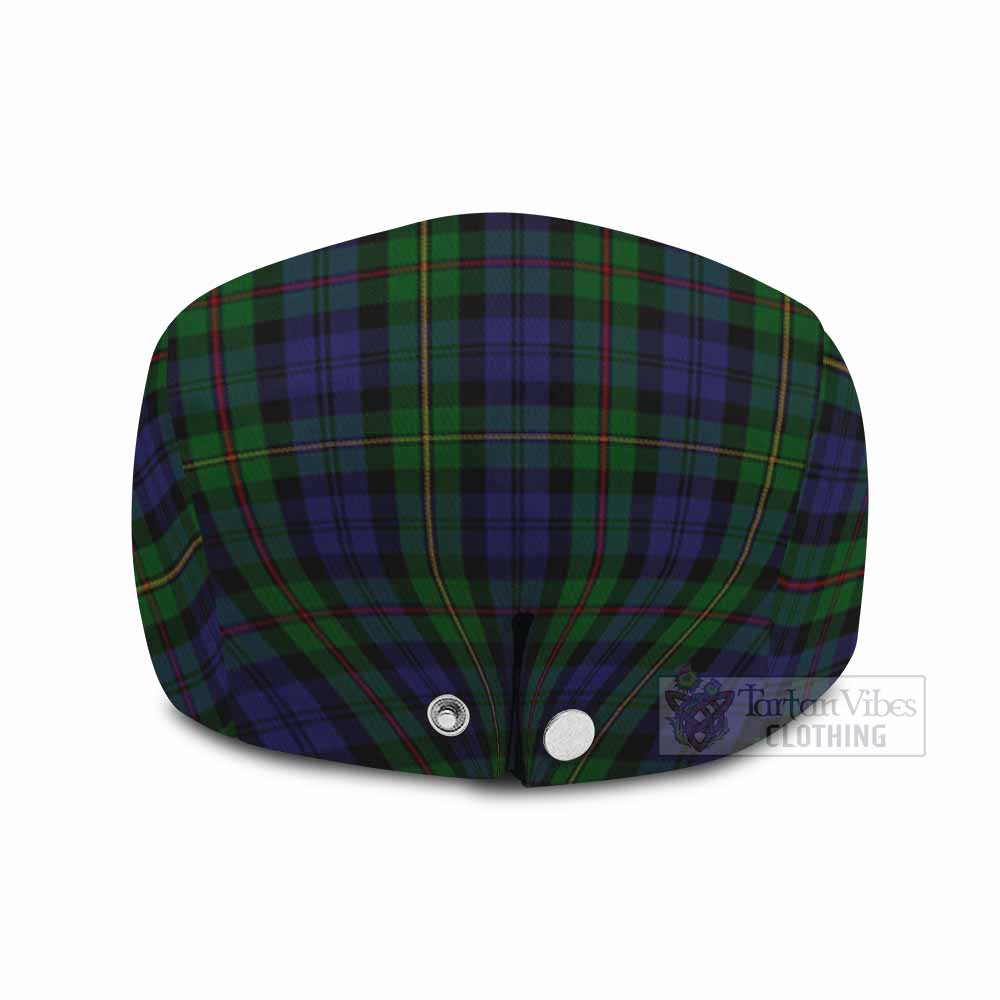 MacEwan (MacEwen) Family Crest Tartan Jeff Cap, Tartan Flat Cap