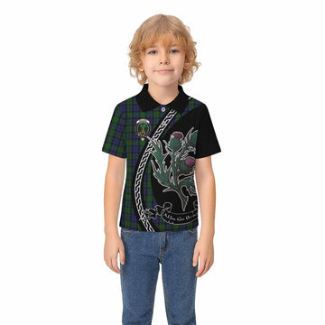 MacEwan (MacEwen) Family Crest Tartan Kid Polo Shirt Alba Thistle Inspired - Tartan Vibes Clothing
