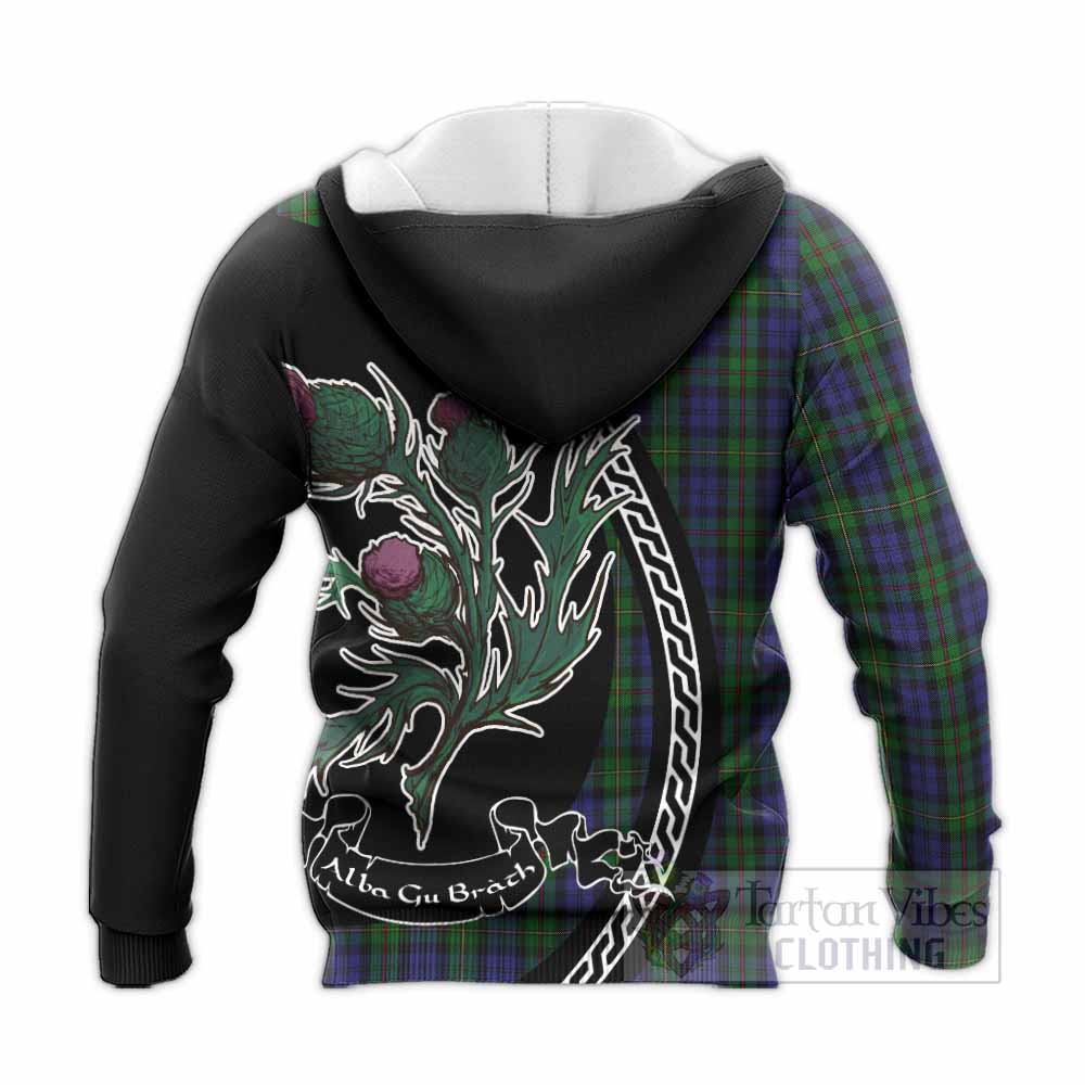 MacEwan (MacEwen) Family Crest Tartan Knitted Hoodie Alba Thistle Inspired - Tartan Vibes Clothing
