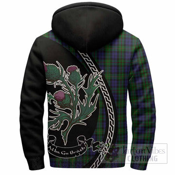 MacEwan (MacEwen) Family Crest Tartan Sherpa Hoodie Alba Thistle Inspired