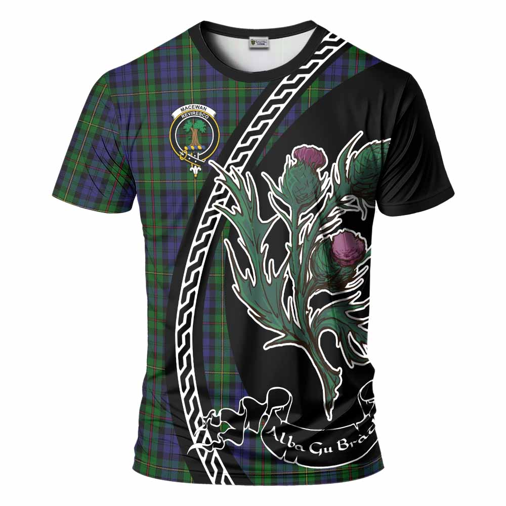 MacEwan (MacEwen) Family Crest Tartan T-Shirt Alba Thistle Inspired - Tartan Vibes Clothing