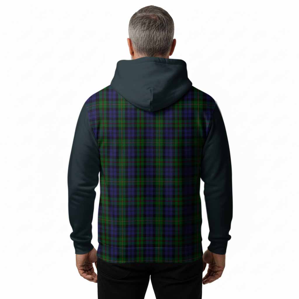 MacEwan (MacEwen) Tartan Accent Hoodie with Family Crest