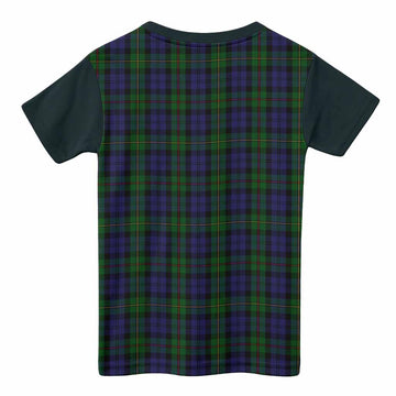 MacEwan (MacEwen) Tartan Accent Kid T-shirt with Family Crest