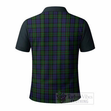 MacEwan (MacEwen) Tartan Accent Polo Shirt with Family Crest