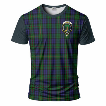 MacEwan (MacEwen) Tartan Accent T-Shirt with Family Crest