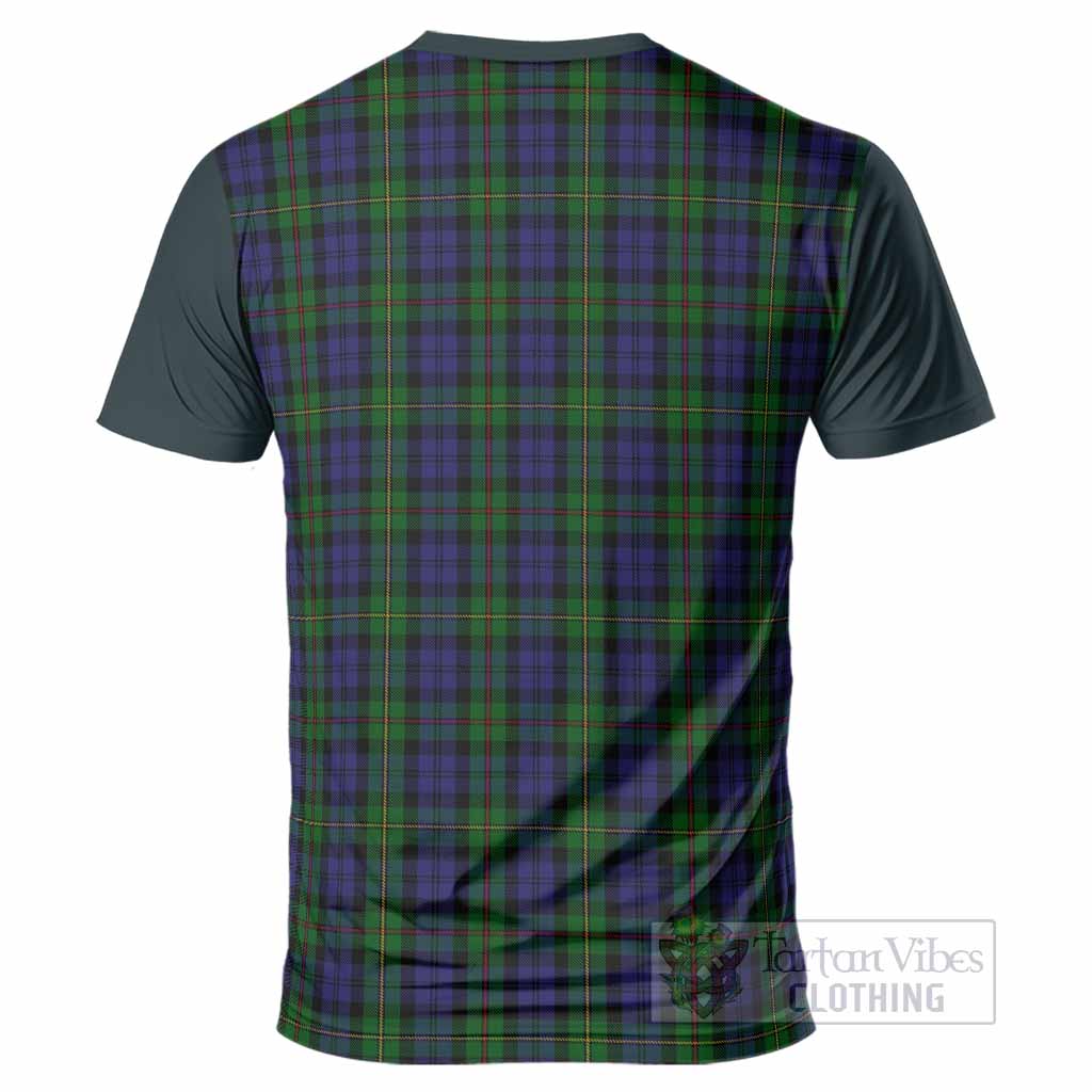 MacEwan (MacEwen) Tartan Accent T-Shirt with Family Crest