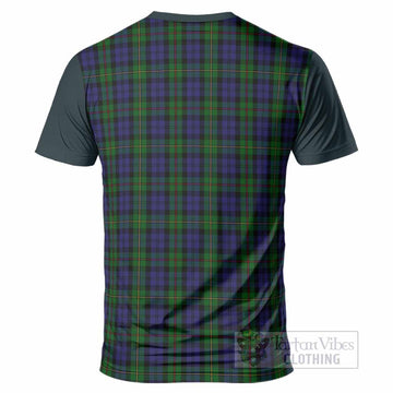 MacEwan (MacEwen) Tartan Accent T-Shirt with Family Crest