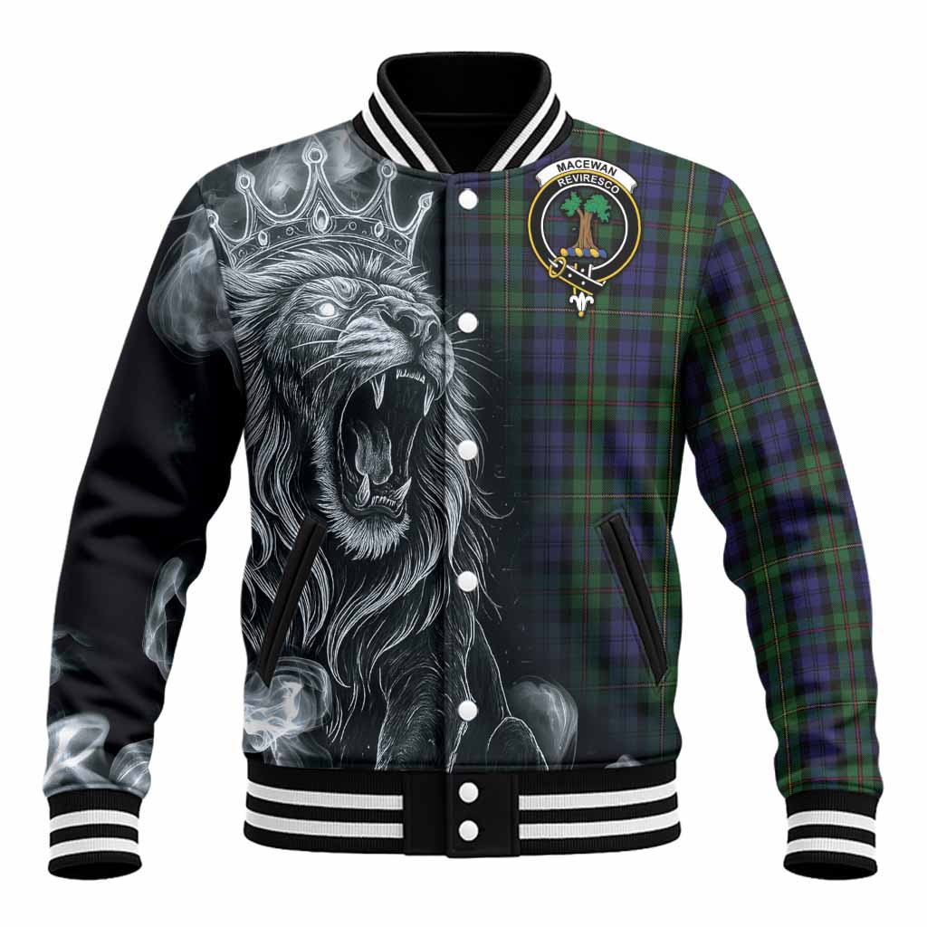 MacEwan (MacEwen) Tartan Baseball Jacket Roaring Lion Heritage