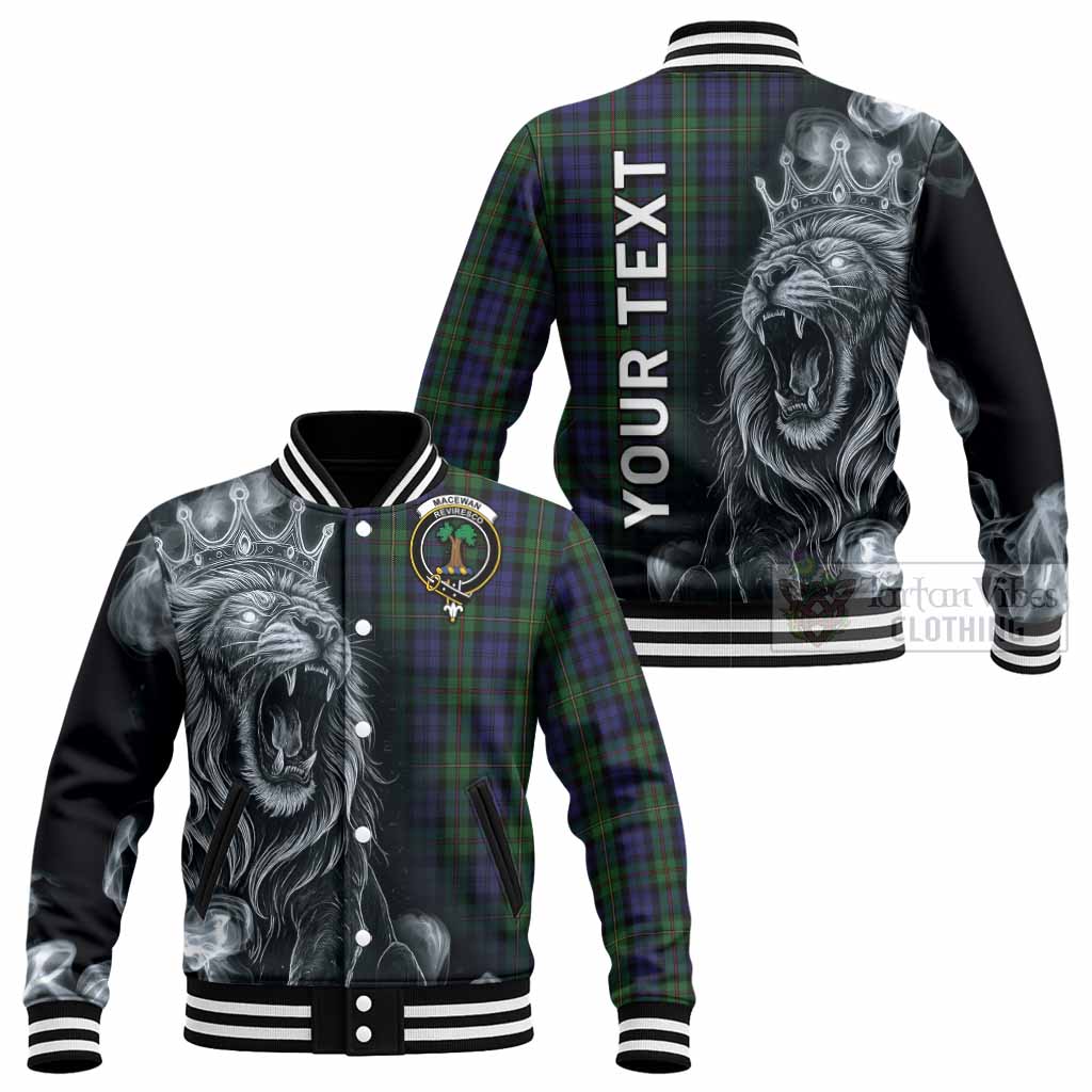 MacEwan (MacEwen) Tartan Baseball Jacket Roaring Lion Heritage