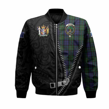 MacEwan (MacEwen) Tartan Bomber Jacket New Zealand Pattern Unique Zipper Stylized