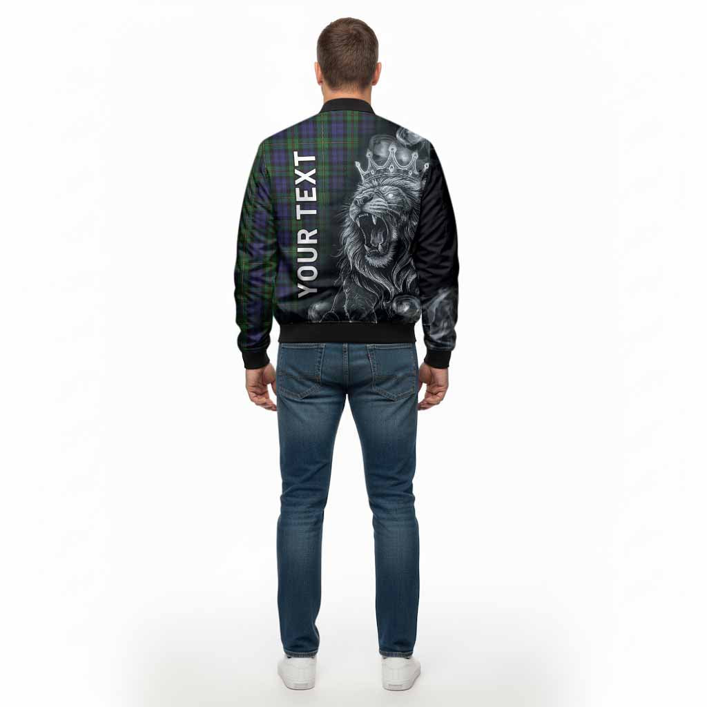 MacEwan (MacEwen) Tartan Bomber Jacket Roaring Lion Heritage