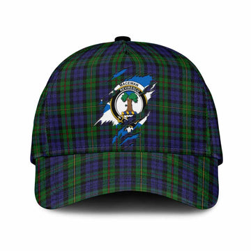 MacEwan (MacEwen) Tartan Classic Cap with Family Crest In Me Style