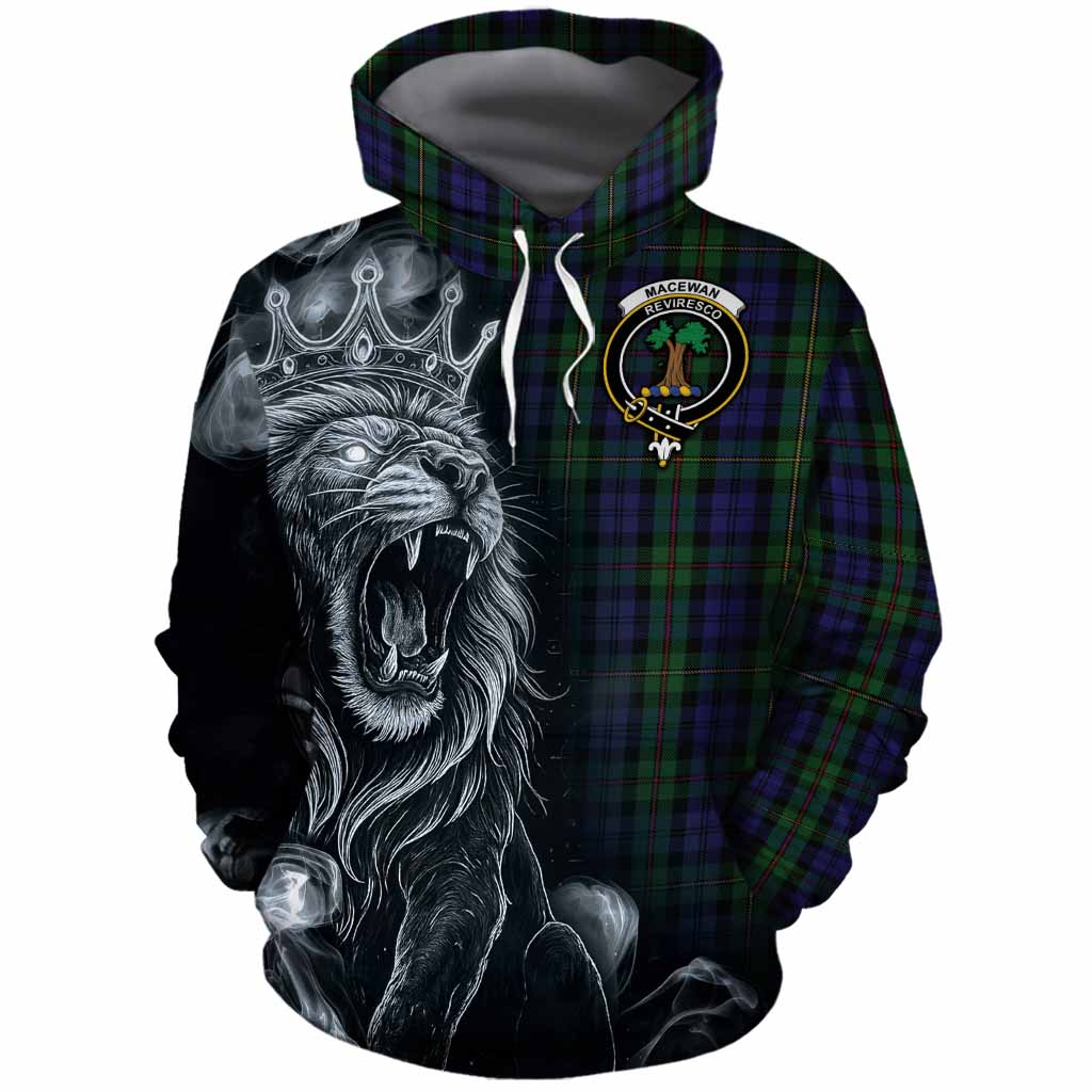 MacEwan (MacEwen) Tartan Cotton Hoodie Roaring Lion Heritage