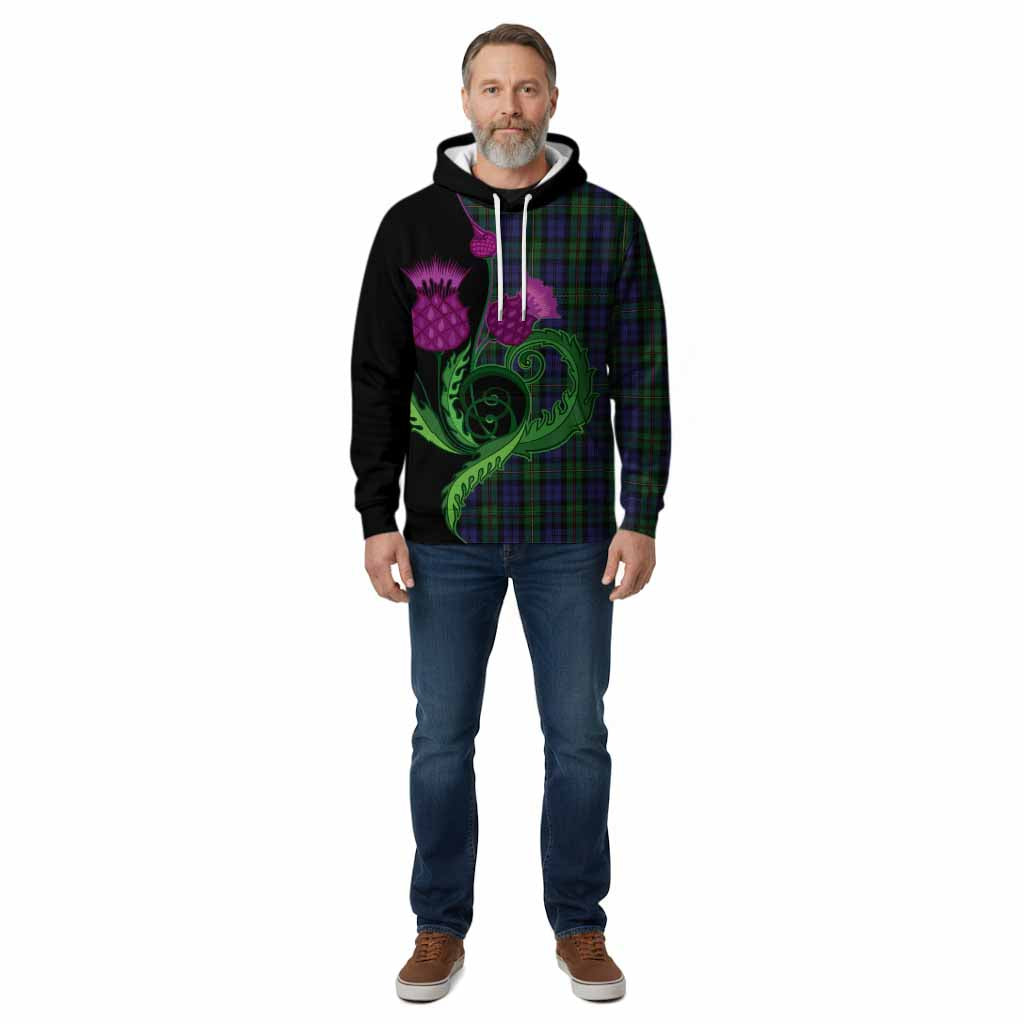 MacEwan (MacEwen) Tartan Cotton Hoodie Traditional Scottish Thistle