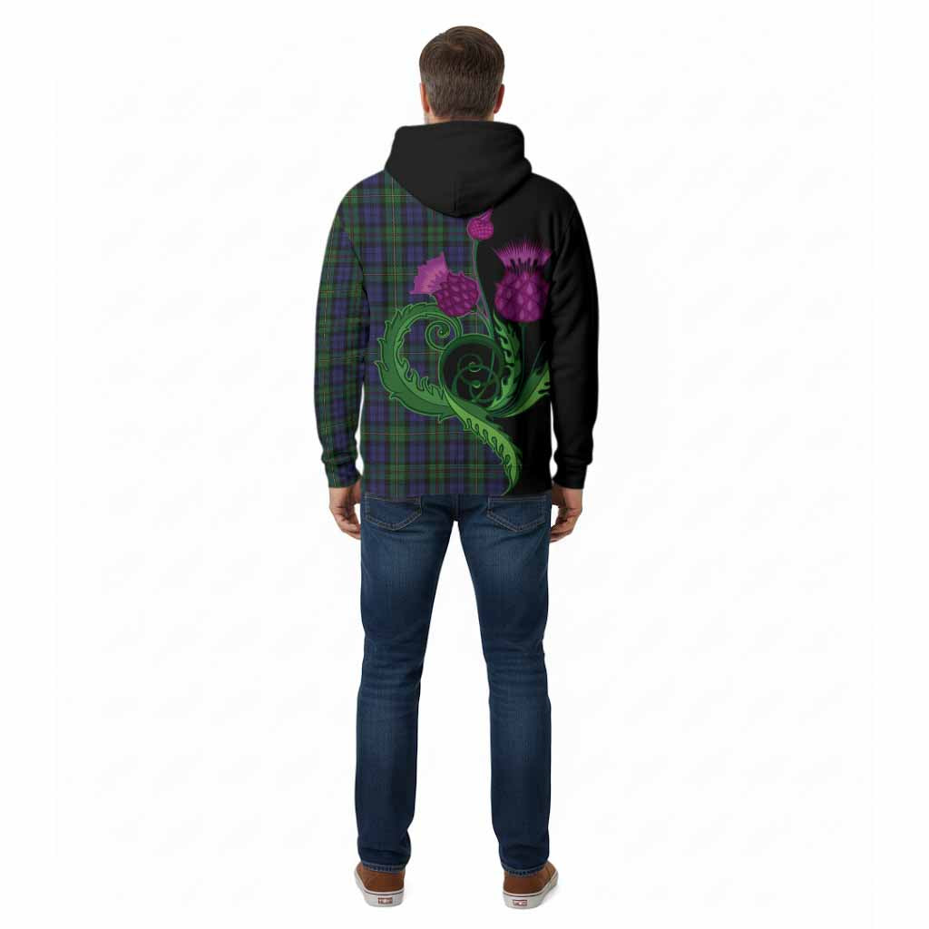 MacEwan (MacEwen) Tartan Cotton Hoodie Traditional Scottish Thistle