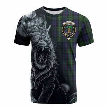 MacEwan (MacEwen) Tartan Cotton T-shirt Roaring Lion Heritage