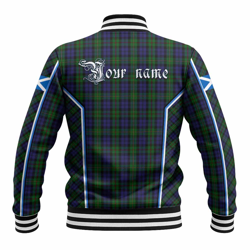 MacEwan (MacEwen) Tartan Crest Baseball Jacket Scotland Coat of Arm Flag Style - Tartan Vibes Clothing