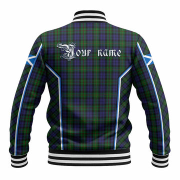 MacEwan (MacEwen) Tartan Crest Baseball Jacket Scotland Coat of Arm Flag Style