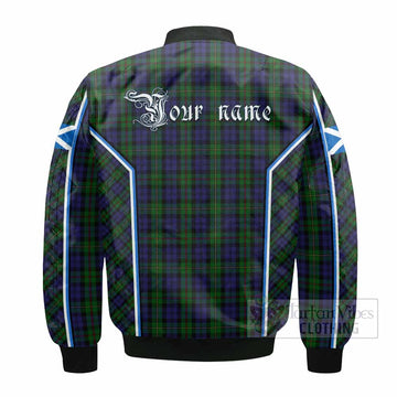 MacEwan (MacEwen) Tartan Crest Bomber Jacket Scotland Coat of Arm Flag Style