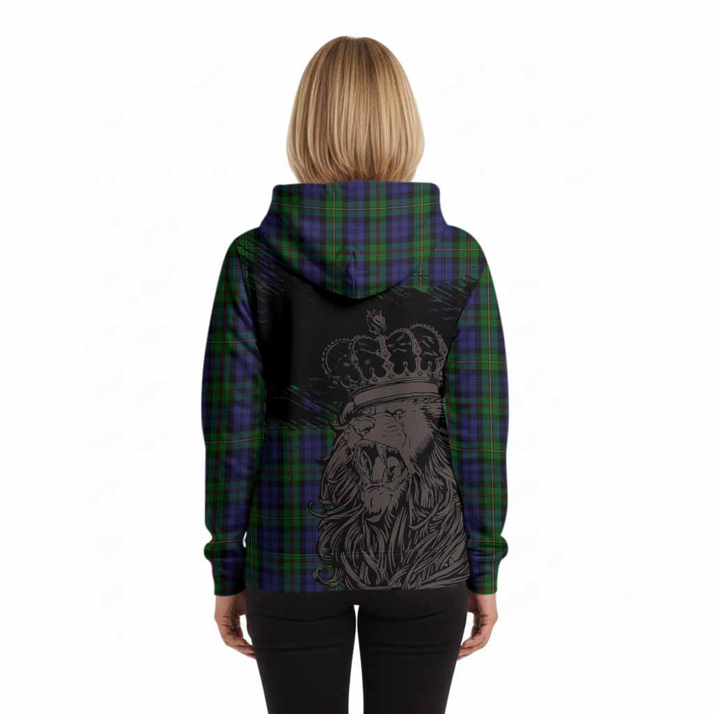 MacEwan (MacEwen) Tartan Crest Hoodie Crowned Lion Heritage Style