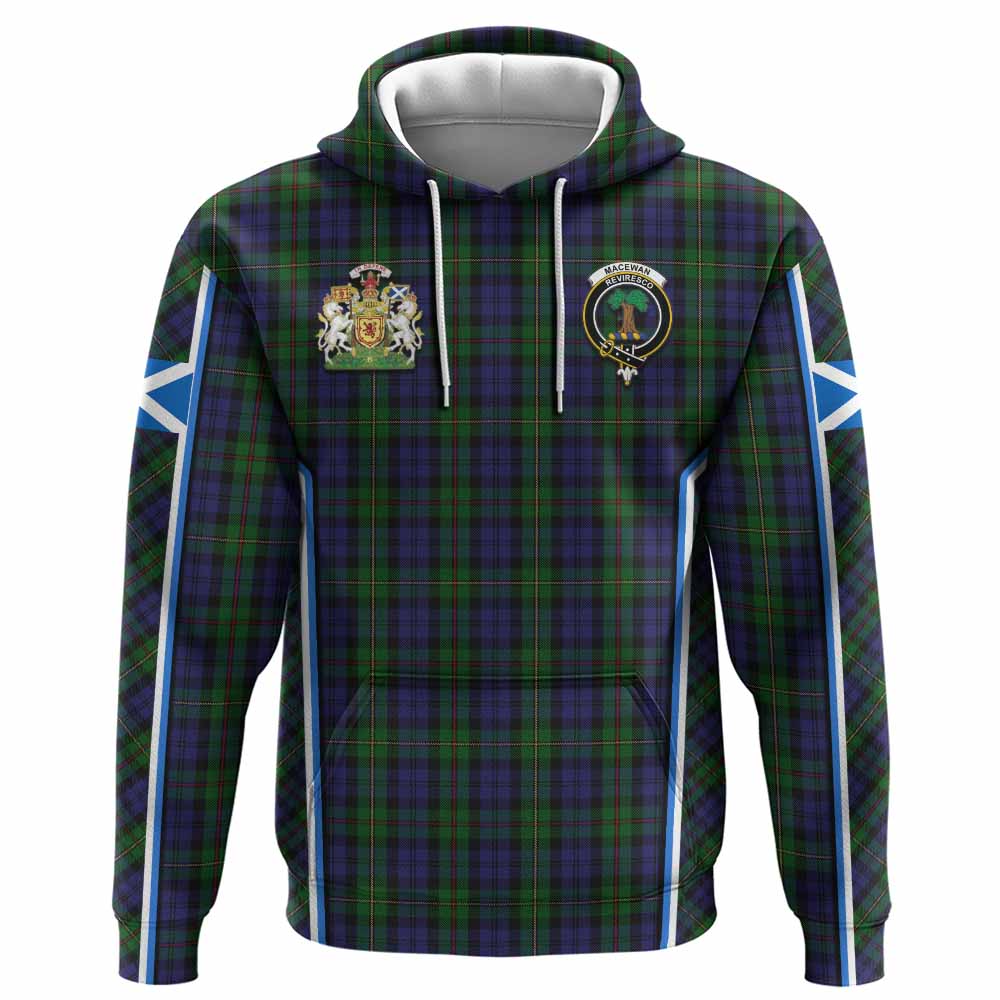 MacEwan (MacEwen) Tartan Crest Hoodie Scotland Coat of Arm Flag Style - Tartan Vibes Clothing