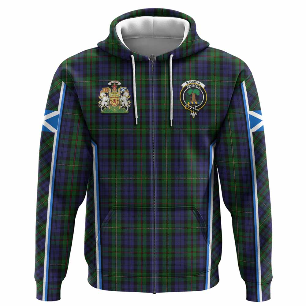 MacEwan (MacEwen) Tartan Crest Hoodie Scotland Coat of Arm Flag Style - Tartan Vibes Clothing