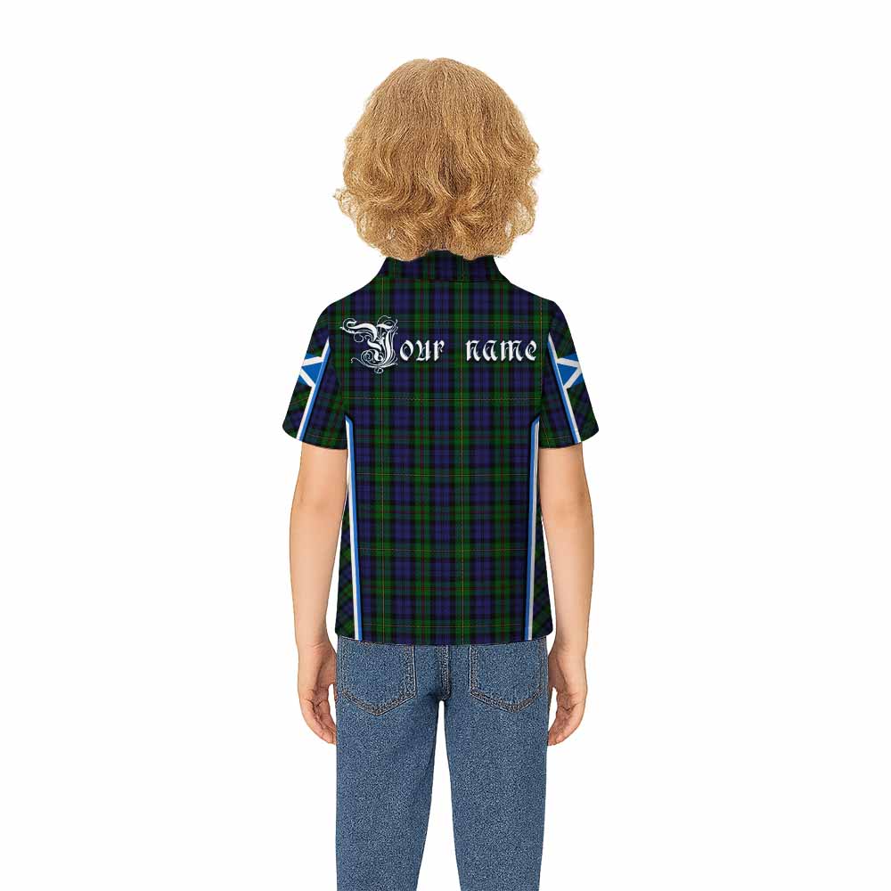 MacEwan (MacEwen) Tartan Crest Kid Polo Shirt Scotland Coat of Arm Flag Style - Tartan Vibes Clothing