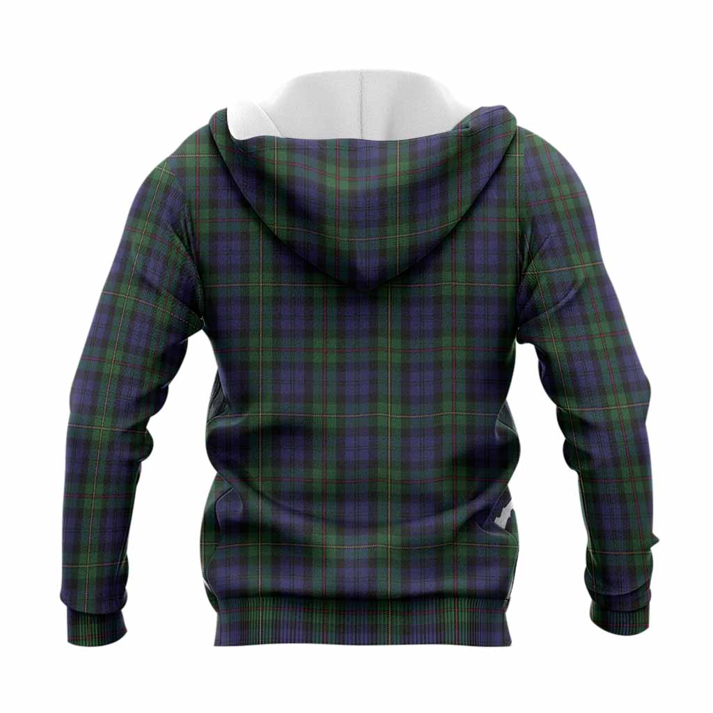 MacEwan (MacEwen) Tartan Crest Knitted Hoodie Ferocious Lion Style