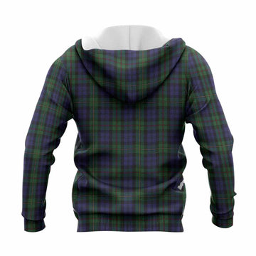 MacEwan (MacEwen) Tartan Crest Knitted Hoodie Ferocious Lion Style