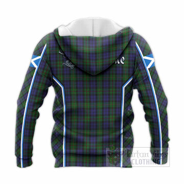 MacEwan (MacEwen) Tartan Crest Knitted Hoodie Scotland Coat of Arm Flag Style