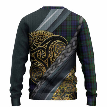 MacEwan (MacEwen) Tartan Crest Knitted Sweater Scottish Triskele Celtic