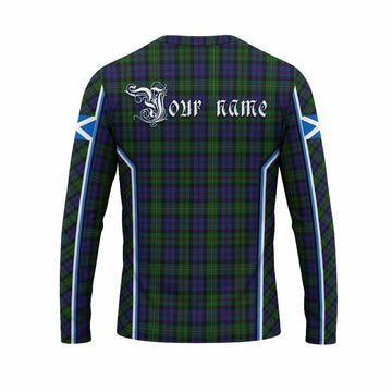 MacEwan (MacEwen) Tartan Crest Long Sleeve T-Shirt Scotland Coat of Arm Flag Style - Tartan Vibes Clothing