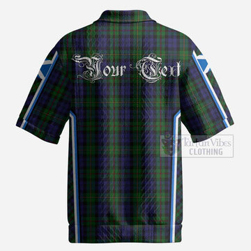 MacEwan (MacEwen) Tartan Crest Men’s Polo Sweater Top Scotland Coat of Arm Flag Style
