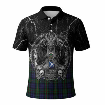 MacEwan (MacEwen) Tartan Crest Polo Shirt Celtic Odin's Raven Legacy