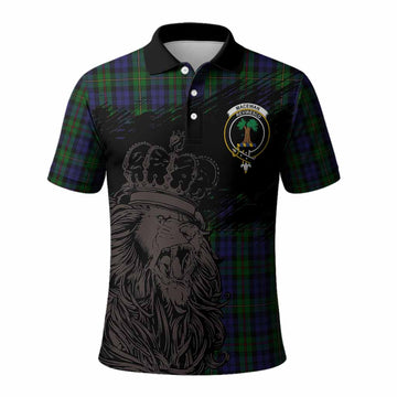 MacEwan (MacEwen) Tartan Crest Polo Shirt Crowned Lion Heritage Style