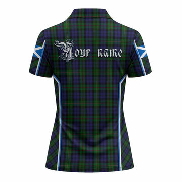 MacEwan (MacEwen) Tartan Crest Women's Polo Shirt Scotland Coat of Arm Flag Style