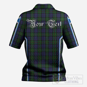 MacEwan (MacEwen) Tartan Crest Women’s Polo Sweater Top Scotland Coat of Arm Flag Style